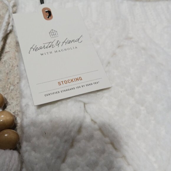 Hearth and hand with Magnolia knit Christmas stockings - Picture 2 of 3